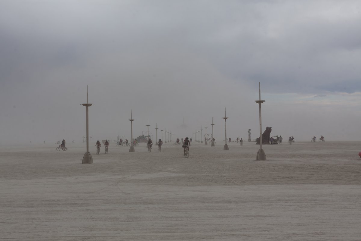 Looking Toward The Man