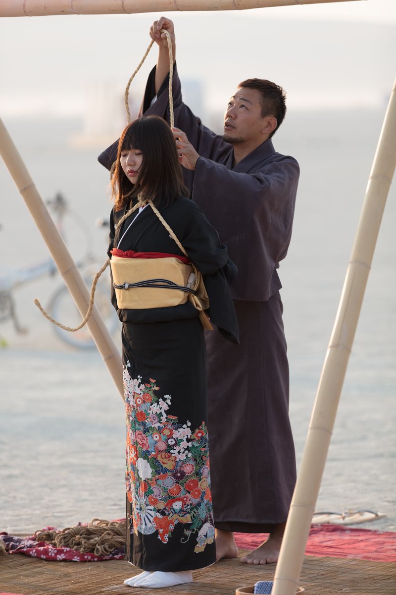 Shibari Sanctuary by: Hajime Kinoko and Benjamin Langholz from: Shinjuku, Tokyo, Japan