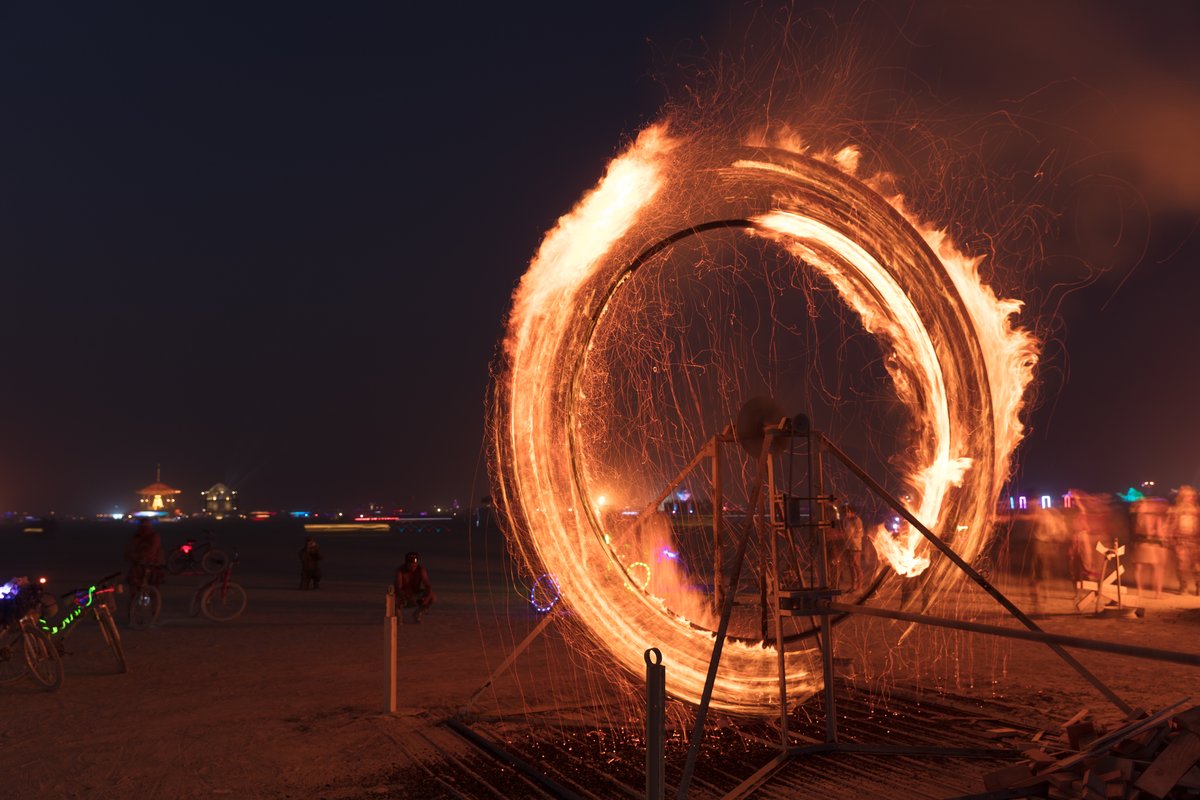 Fire Spinner by: Anton Viditz-Ward from: Telluride, CO