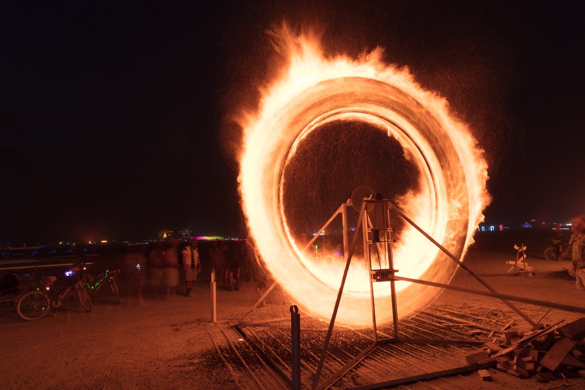 Fire Spinner by: Anton Viditz-Ward from: Telluride, CO