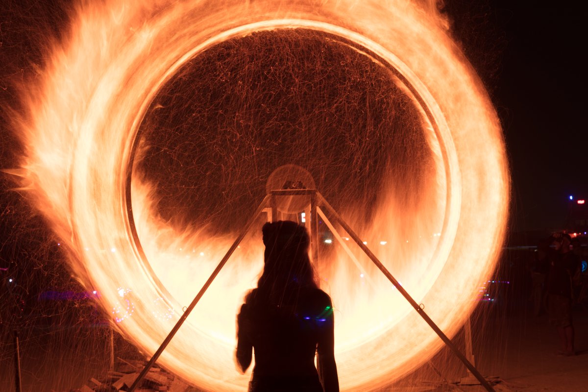 Fire Spinner by: Anton Viditz-Ward from: Telluride, CO