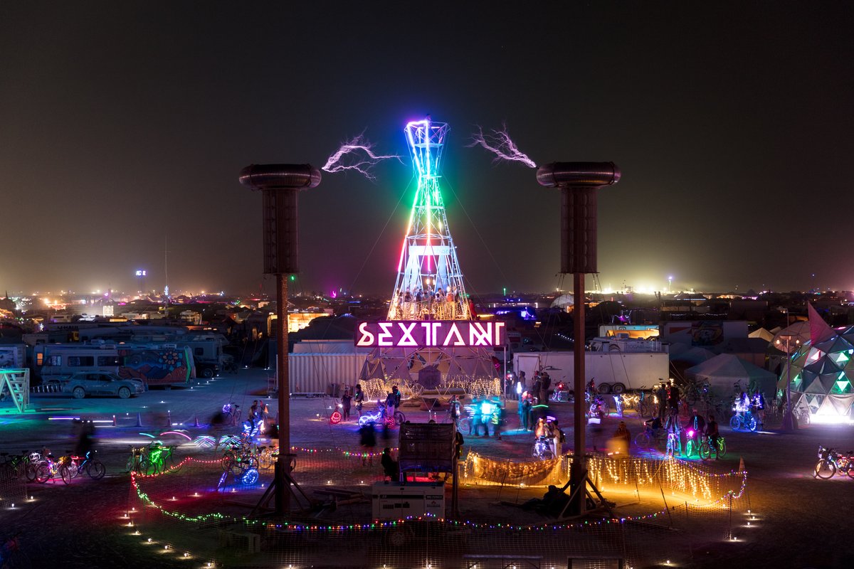Sextant And Tesla Coil