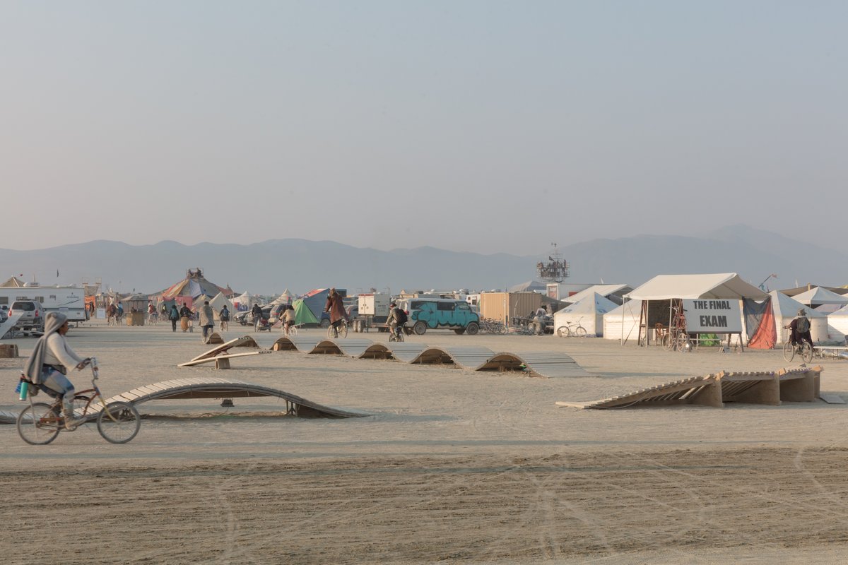 Burning Man Bike Course (A friend hurt herself here. Hope you feel better Rain!)