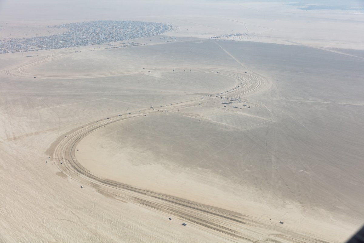 Aerial Photo Burning Man 2017