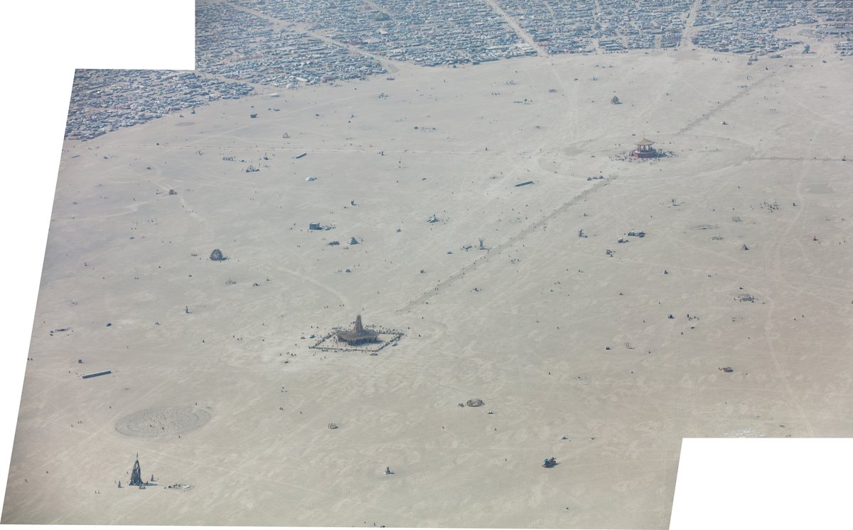 Aerial Photo Burning Man 2017