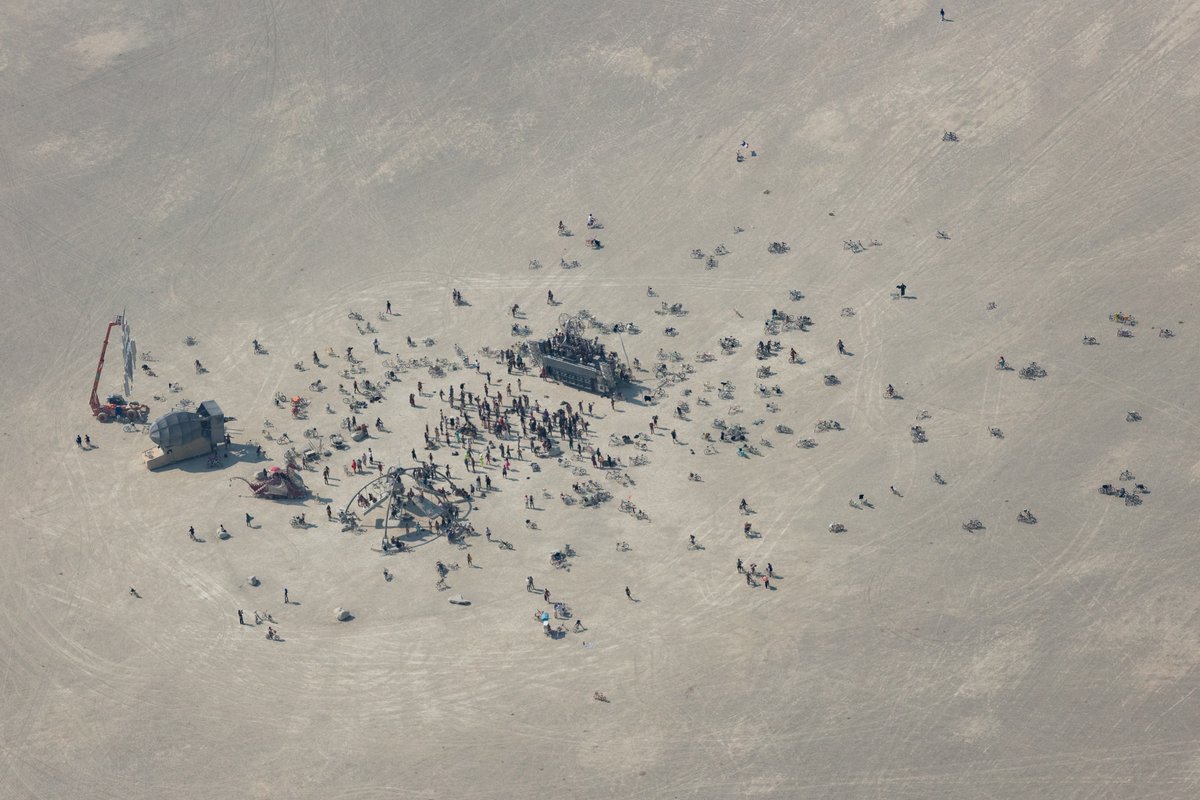 Aerial Photo Burning Man 2017