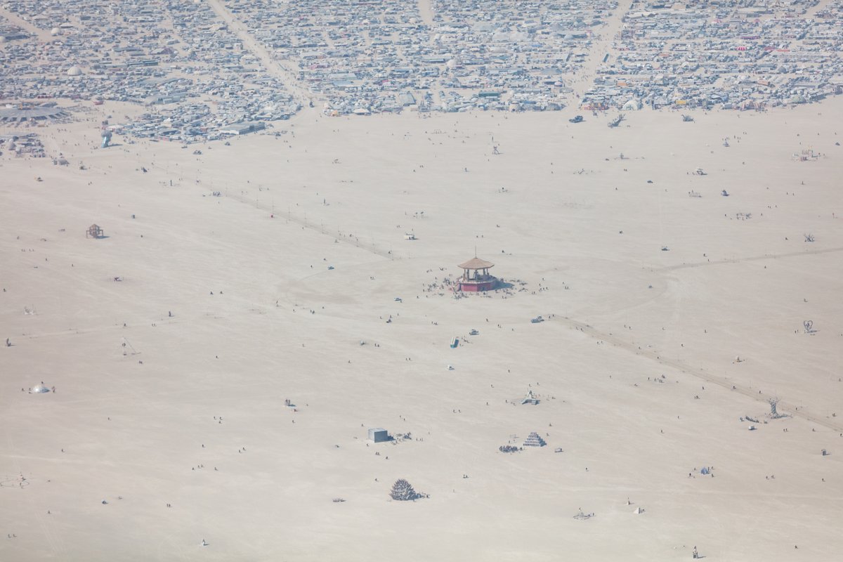 Aerial Photo Burning Man 2017