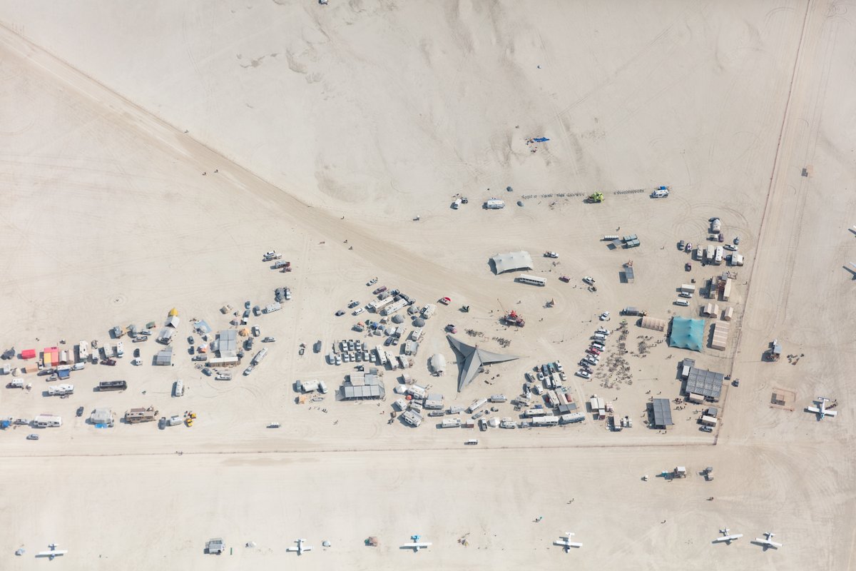 Aerial Photo Burning Man 2017