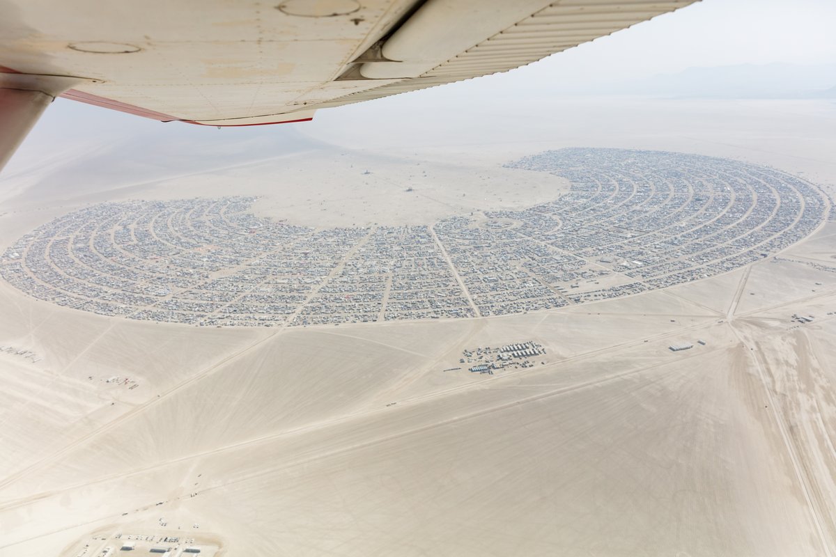 Aerial Photo Burning Man 2017