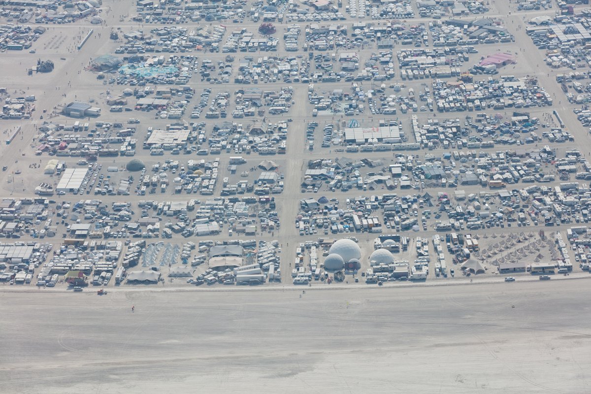 Aerial Photo Burning Man 2017