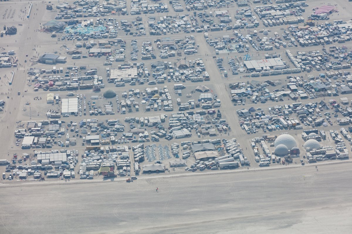 Aerial Photo Burning Man 2017