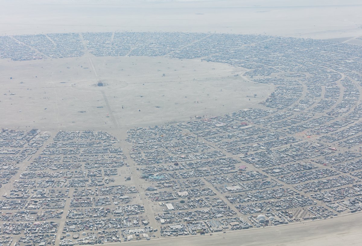 Aerial Photo Burning Man 2017