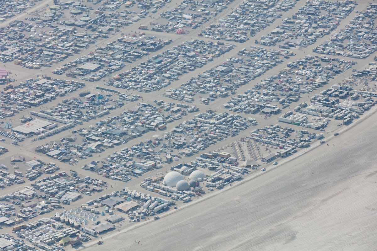 Aerial Photo Burning Man 2017