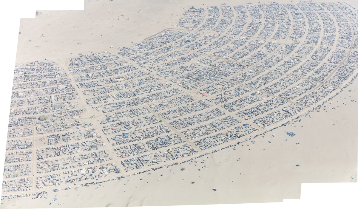 Aerial Photo Burning Man 2017