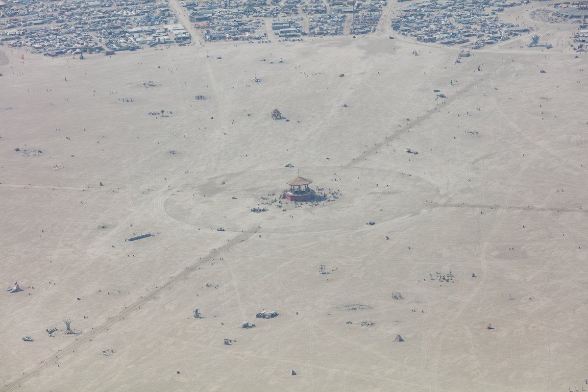 Aerial Photo Burning Man 2017