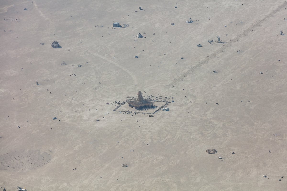Aerial Photo Burning Man 2017