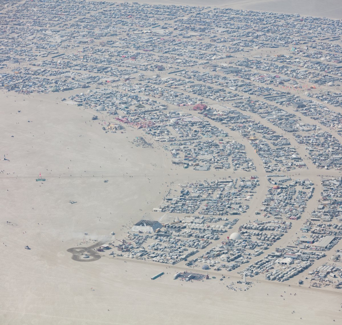 Aerial Photo Burning Man 2017
