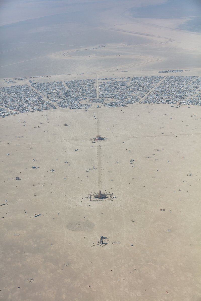 Aerial Photo Burning Man 2017