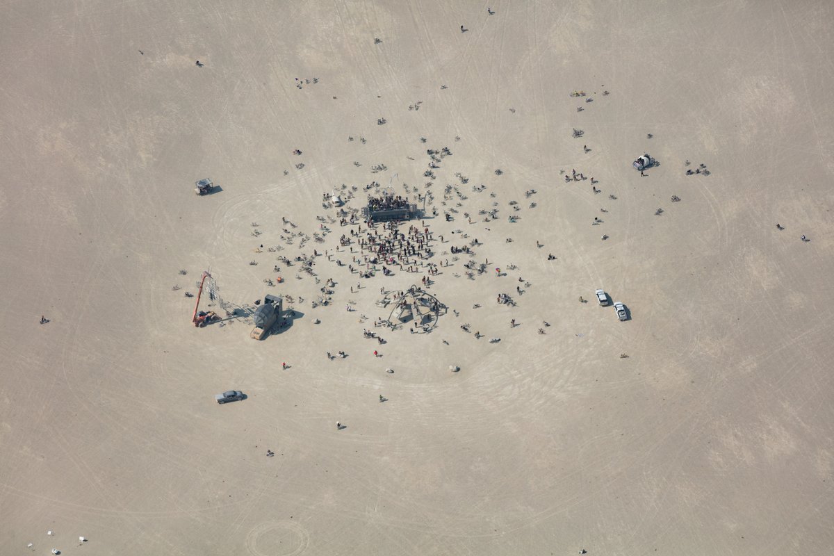 Aerial Photo Burning Man 2017