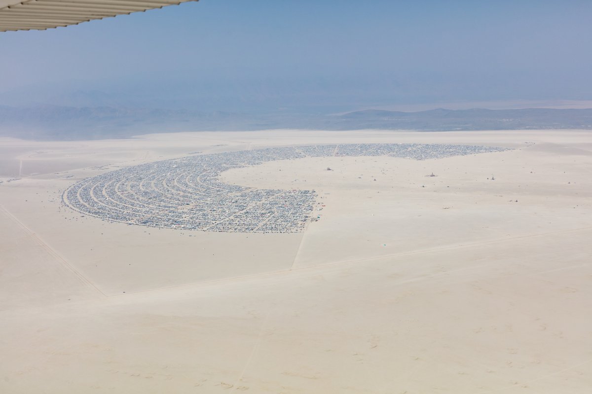 Aerial Photo Burning Man 2017