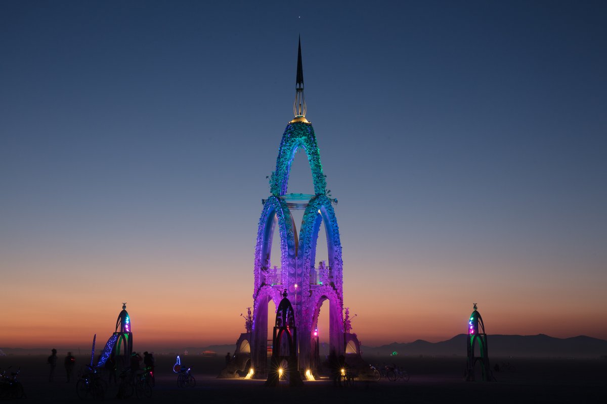 The Flower Tower by: Kevin Clark, Reared In Steel from: Petaluma, CA