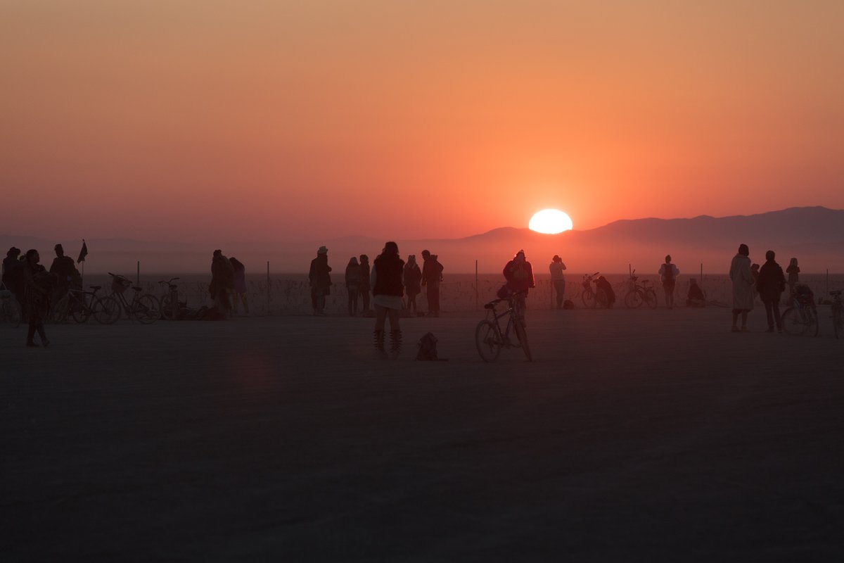 Sunrise At The Trash Fence