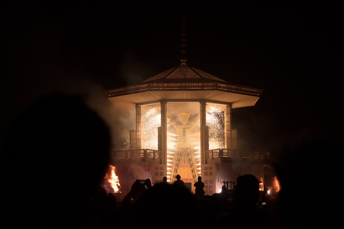 Man Burn Fireworks