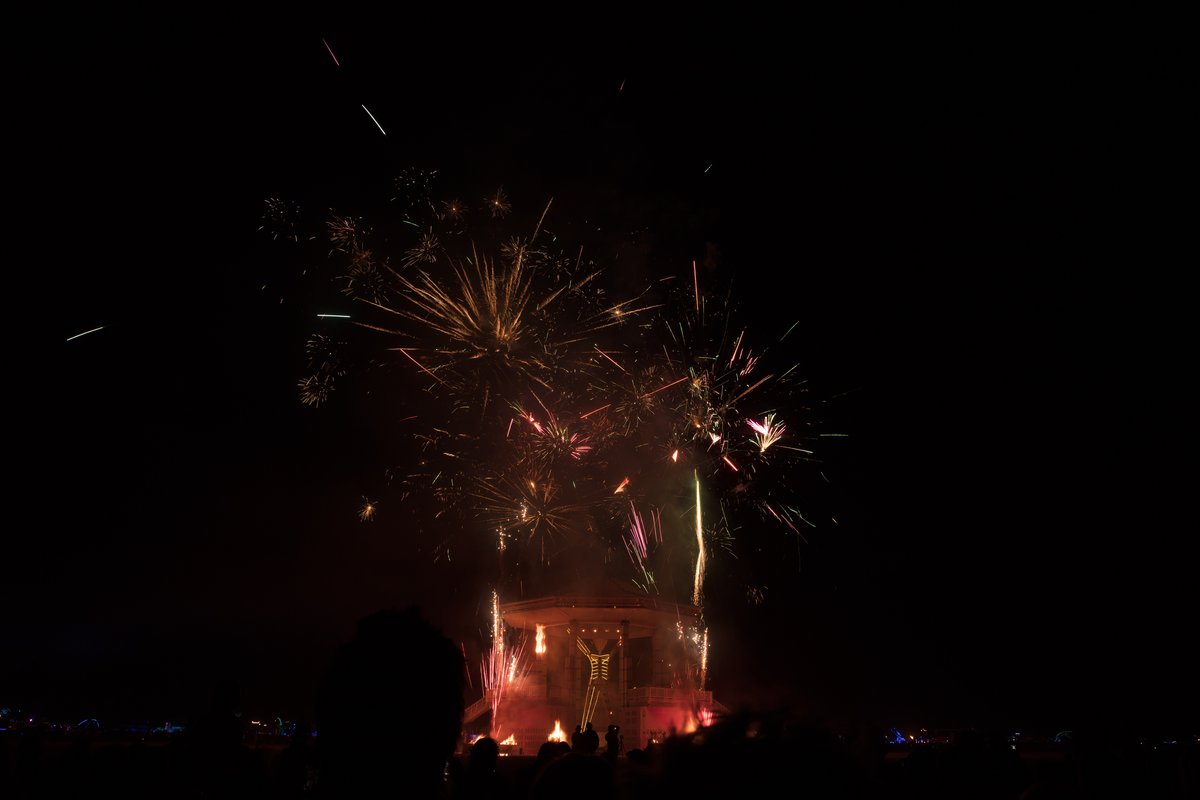Man Burn Fireworks