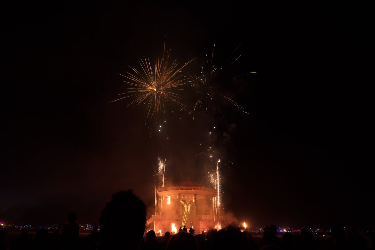 Man Burn Fireworks