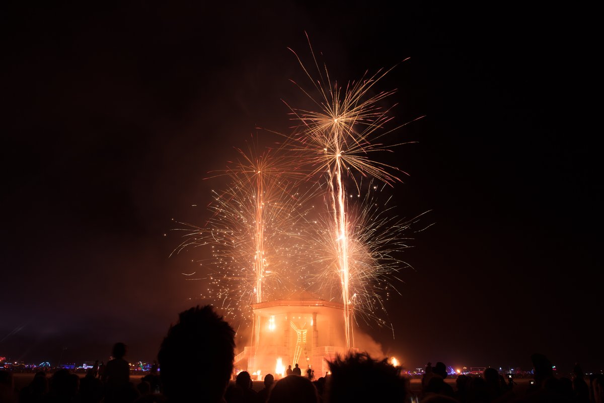 Man Burn Fireworks