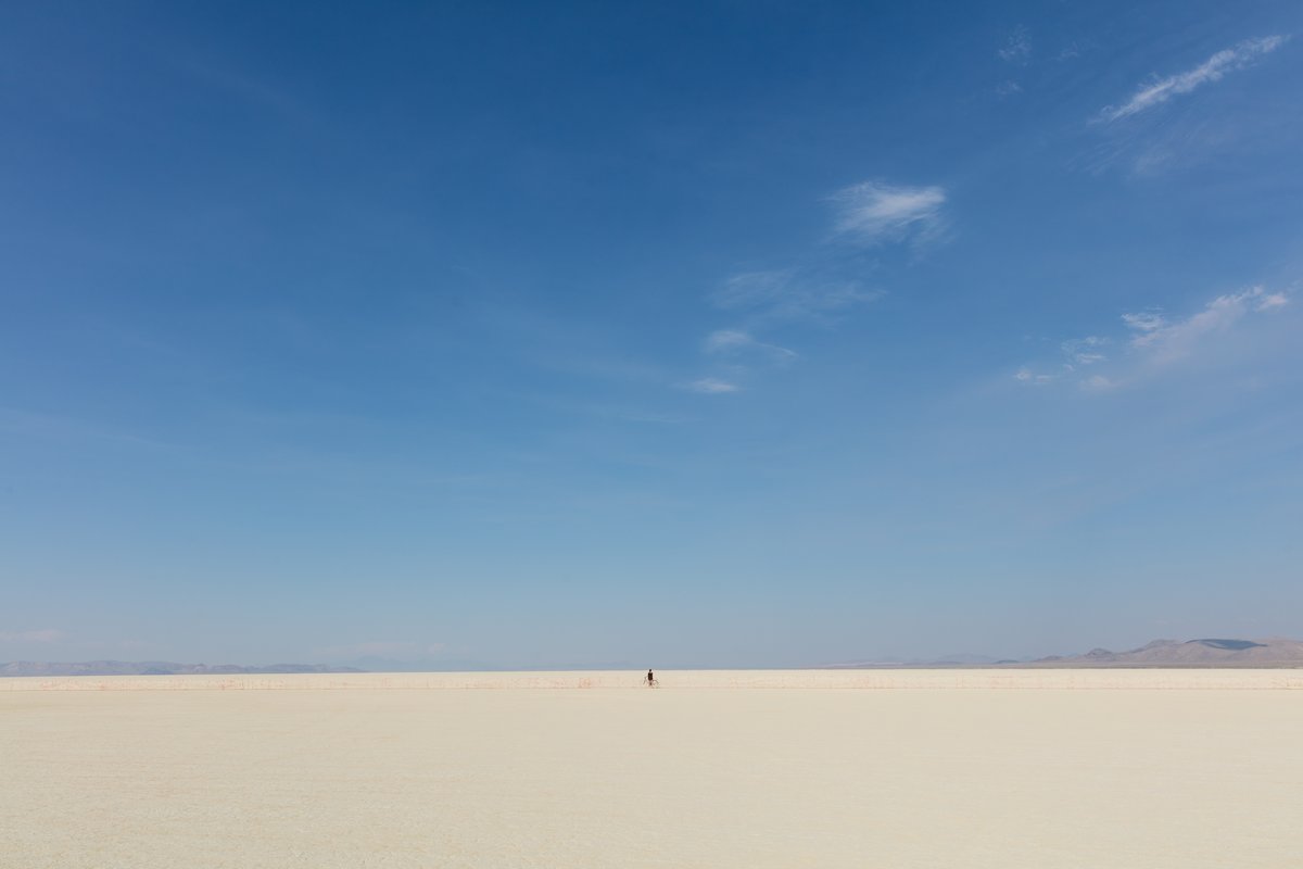 Woman At Trash Fence