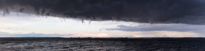 Weather Front Over The Saint Lawrence River