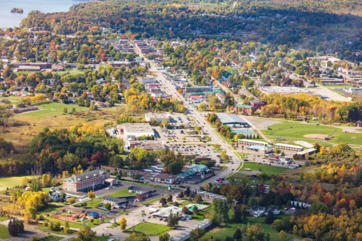 Aerial Photo Of Gananoque