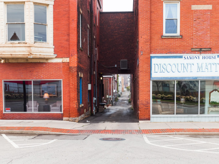Alley And Retail Stores