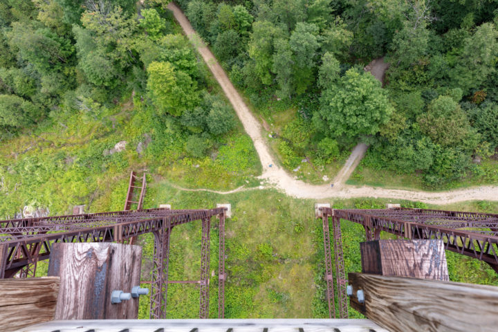 Hiking Below The Trestle
