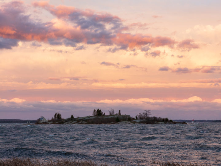 Storm At Chimney Island