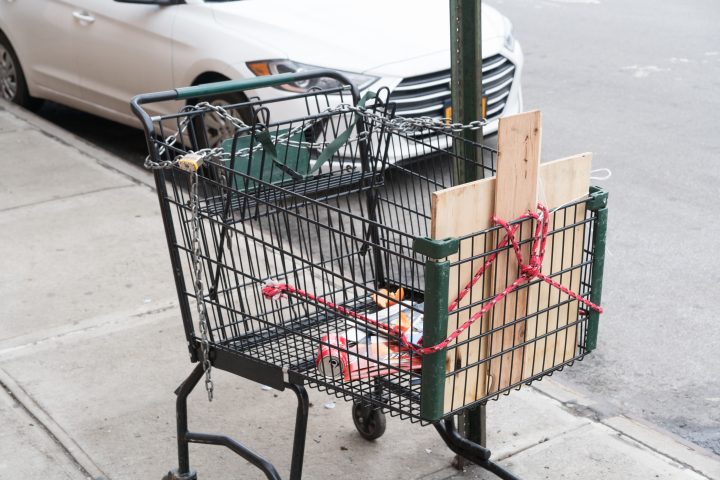 Locked Shopping Cart