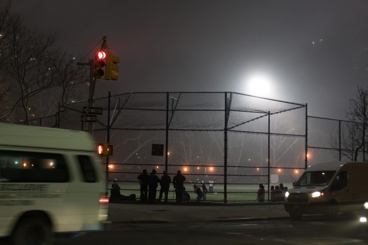 Baseball In The Fog