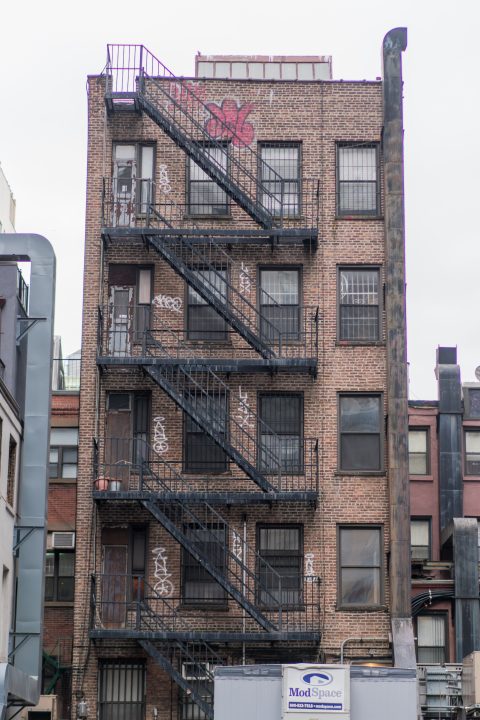 Brick Building With Fire Escape