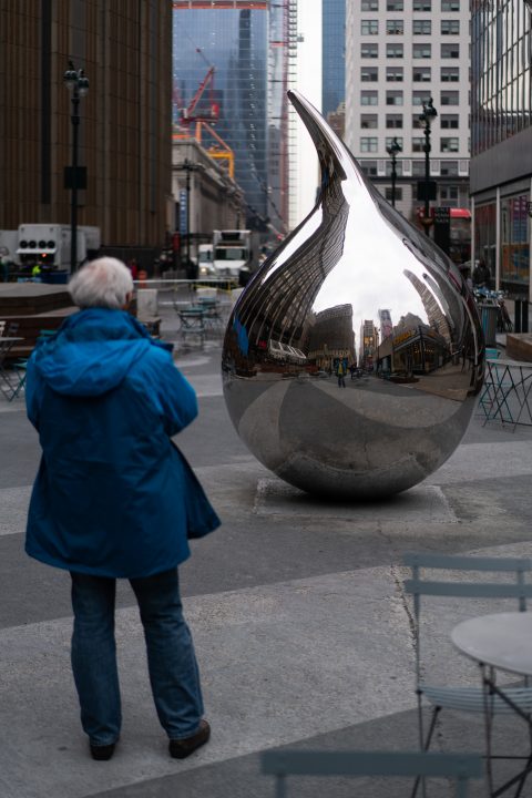 Tear Sculpture by Richard Hudson