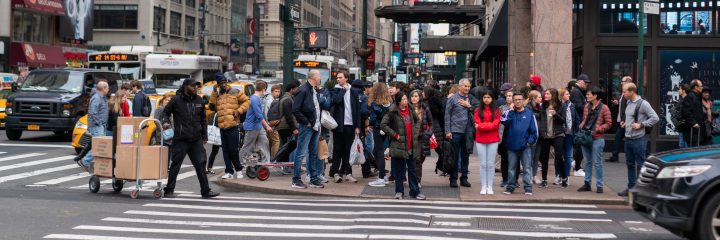 People On The Street In New York City