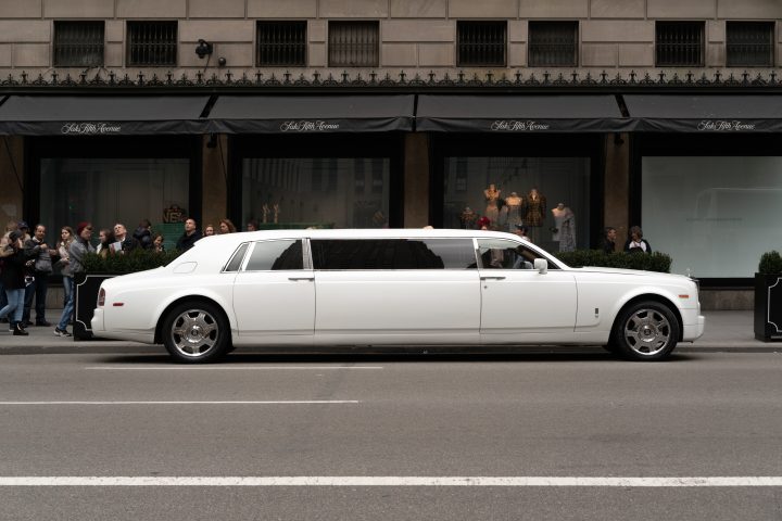 Limousine At Saks Fifth Avenue