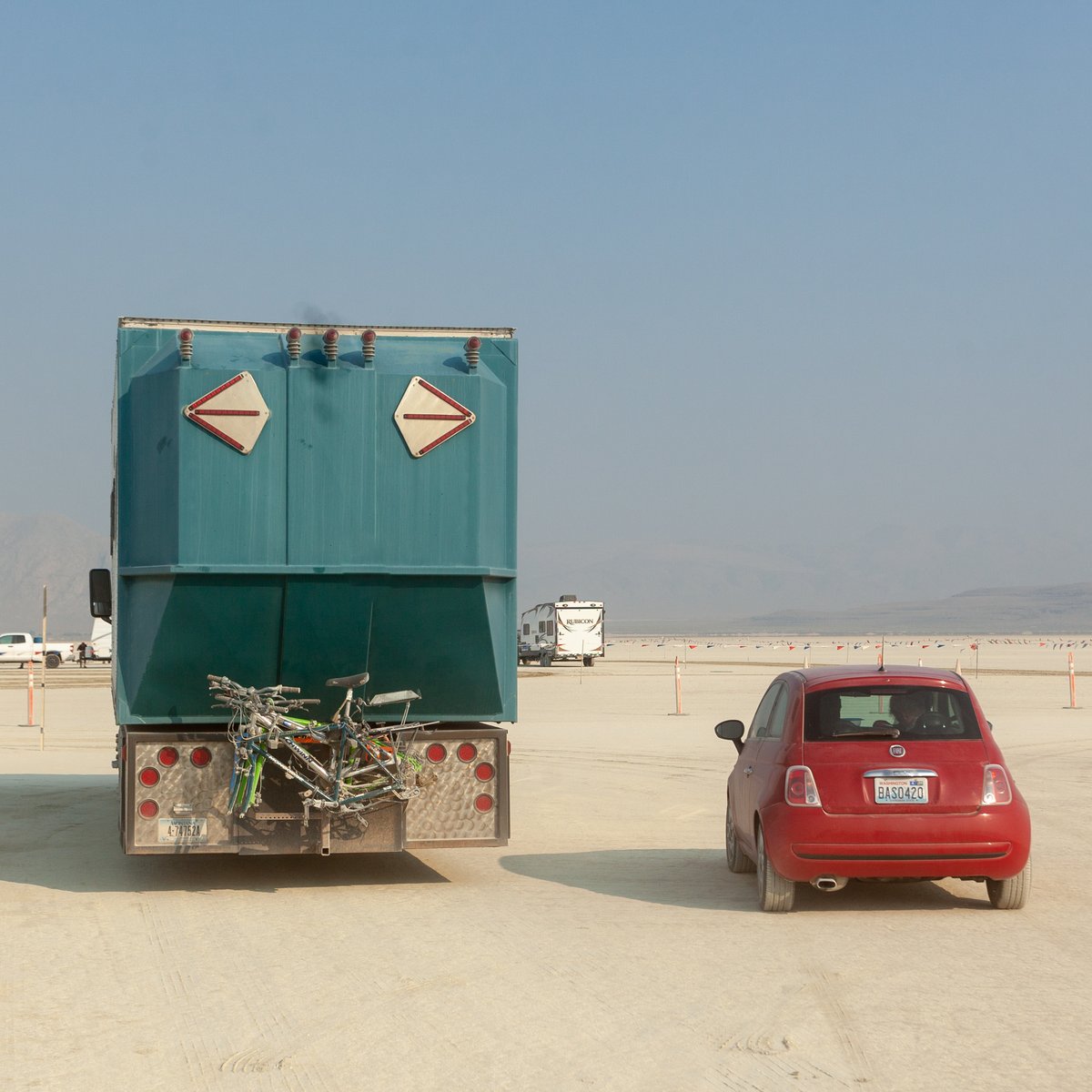 The range of vehicles you see...