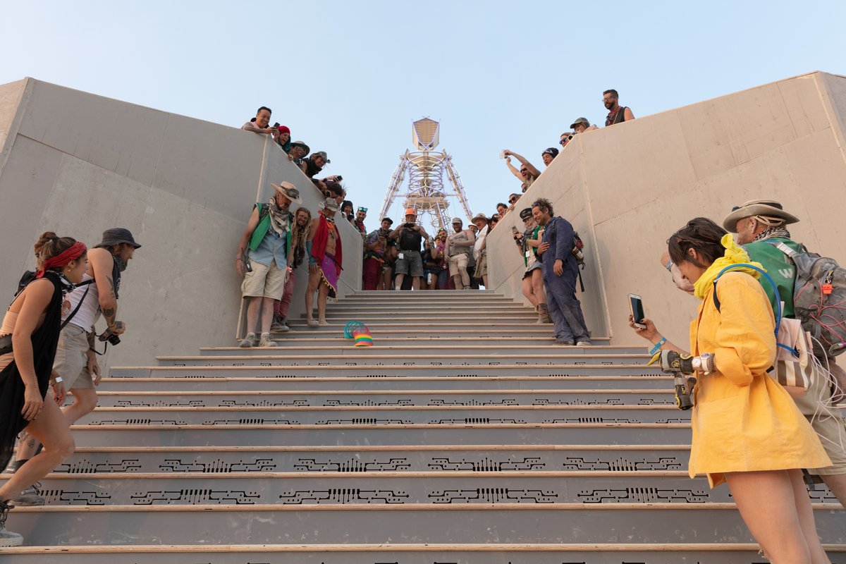 First order of business on these stairs, let's see how the slinky does!