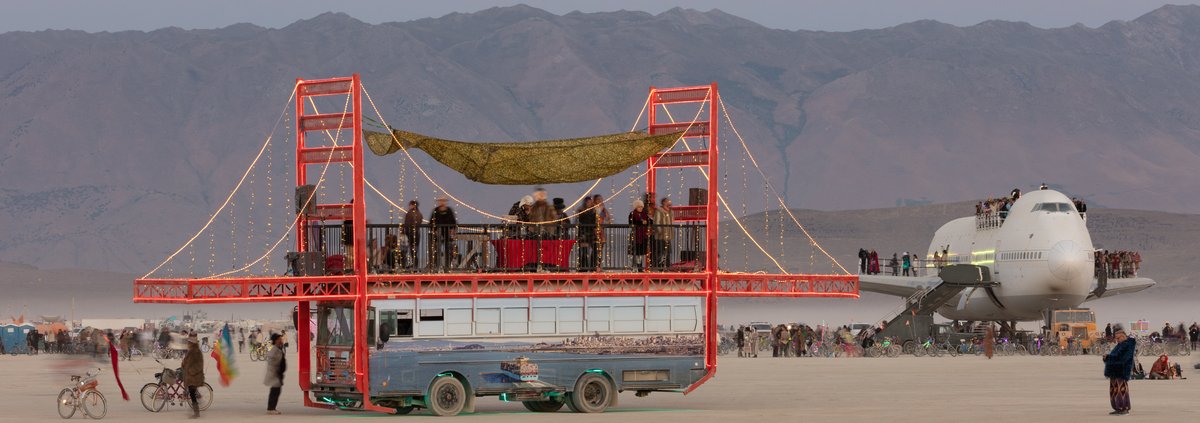 Golden Gate Bridge Art Car.