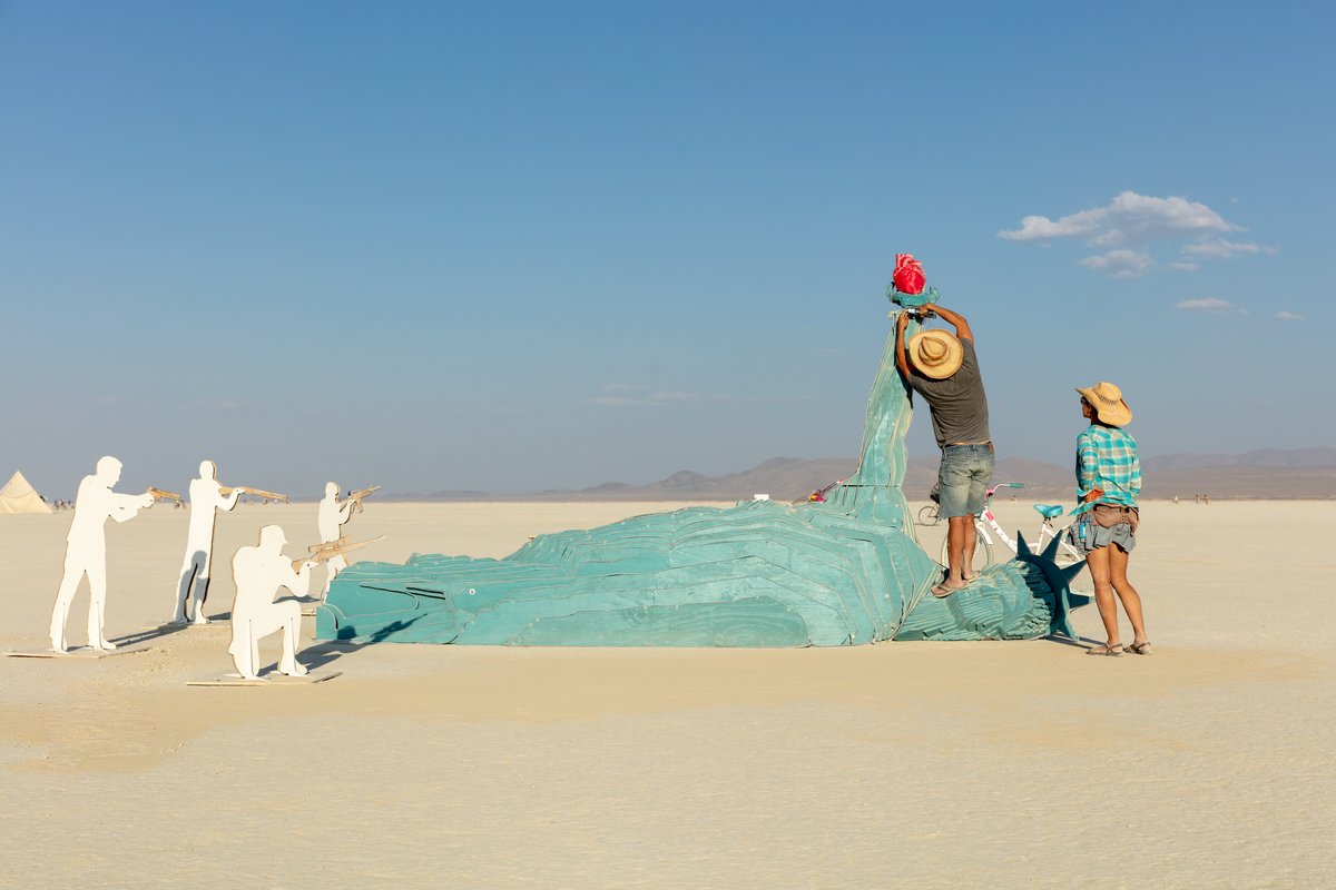 Freedom Killed Lady Liberty by: Sy Van Tran and Houston Burners from: Houston, TX year: 2018