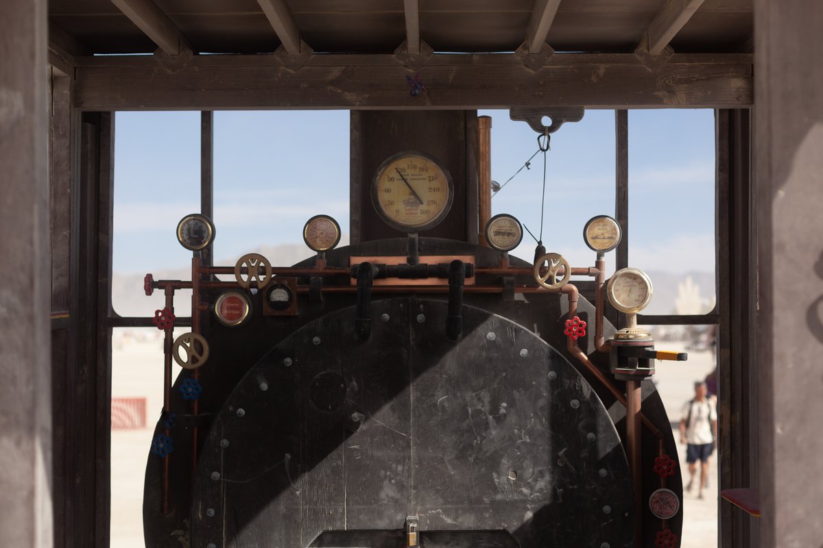 Great Train Wreck by: Collaborative Artisans - Reno & Sacramento, & Debby Brower from: Sacramento, CA and Reno, NV year: 2018