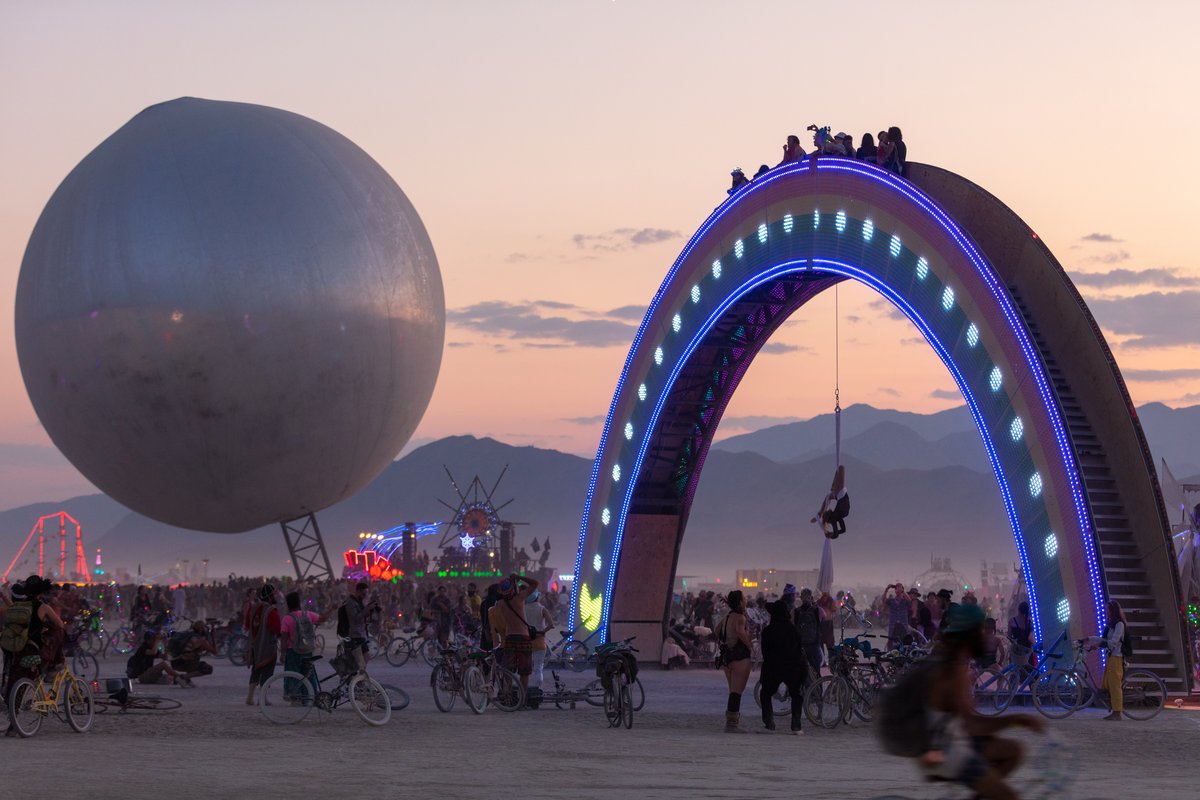 Rainbow Bridge by: Josh Zubko from: San Francisco, CA year: 2018 (Nice touch with the Pacman!)