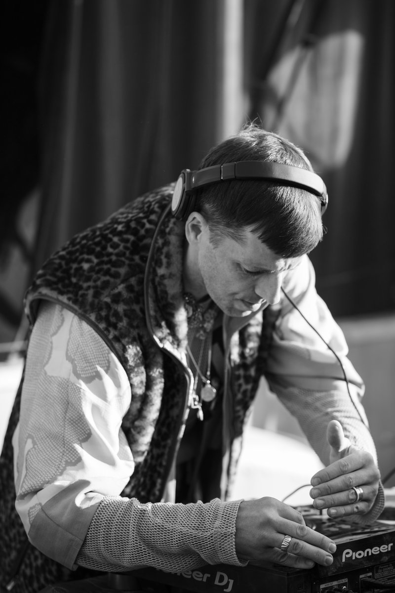 Dixon was playing some great music. Siddhant says this is his soundcloud: https://soundcloud.com/dixon