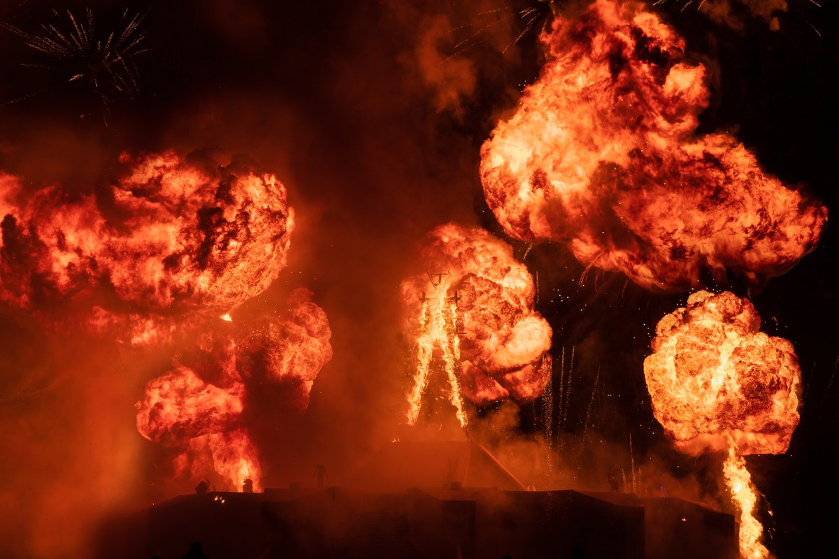 One of the challenges of photographing Man Burn night is that it's pretty much constantly different. Every single part of the man burn requires completely different types of photography, technique, and timing. I love the challenge of capturing Man Burn night and trying to do it justice.